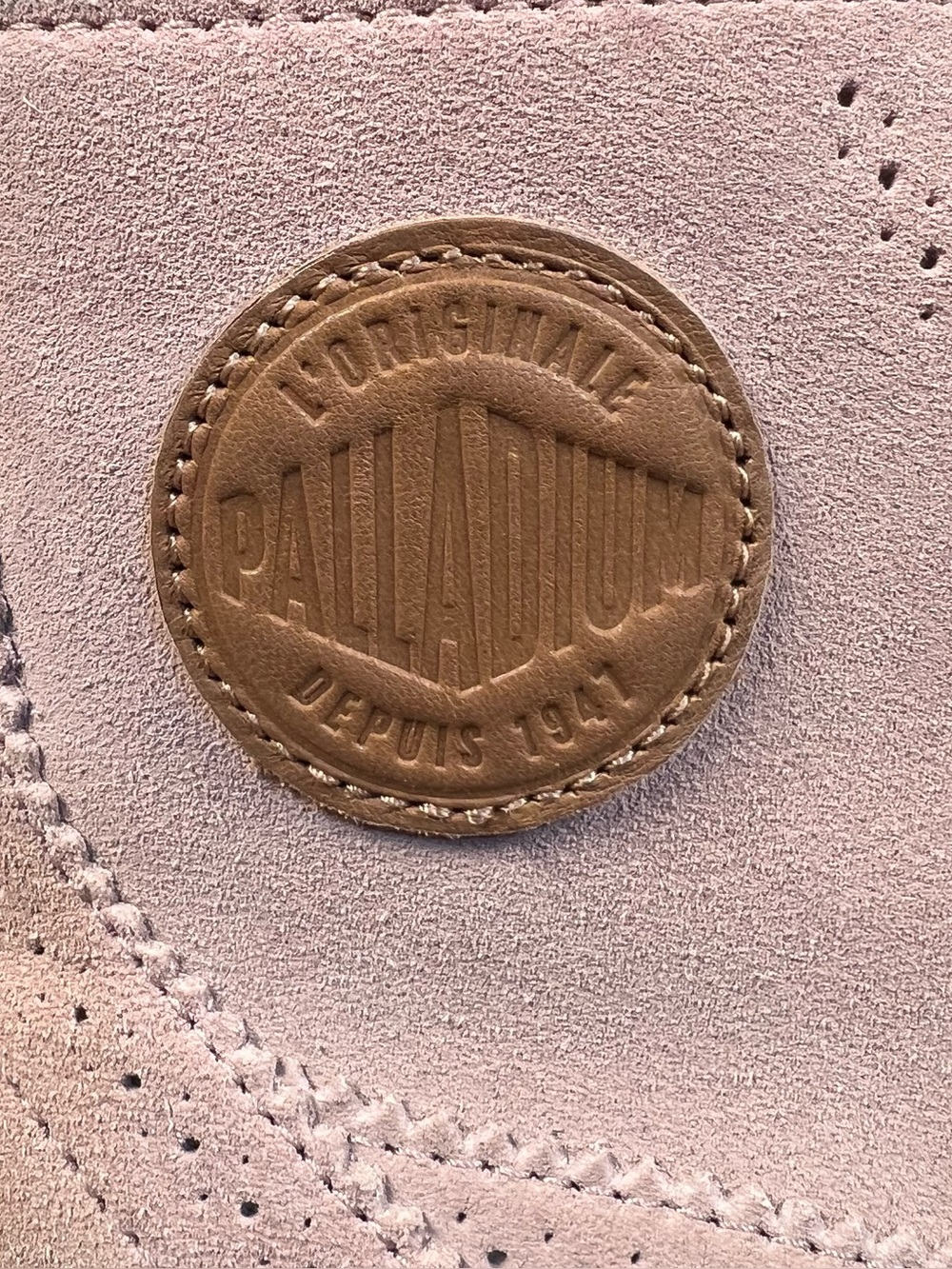 Palladium Boots Pampa London Pink Suede Chunky Rubber Toe Lace Up Women's 9.5 - Picture 8 of 13
